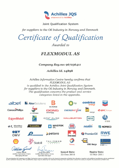 Achilles Certificate image